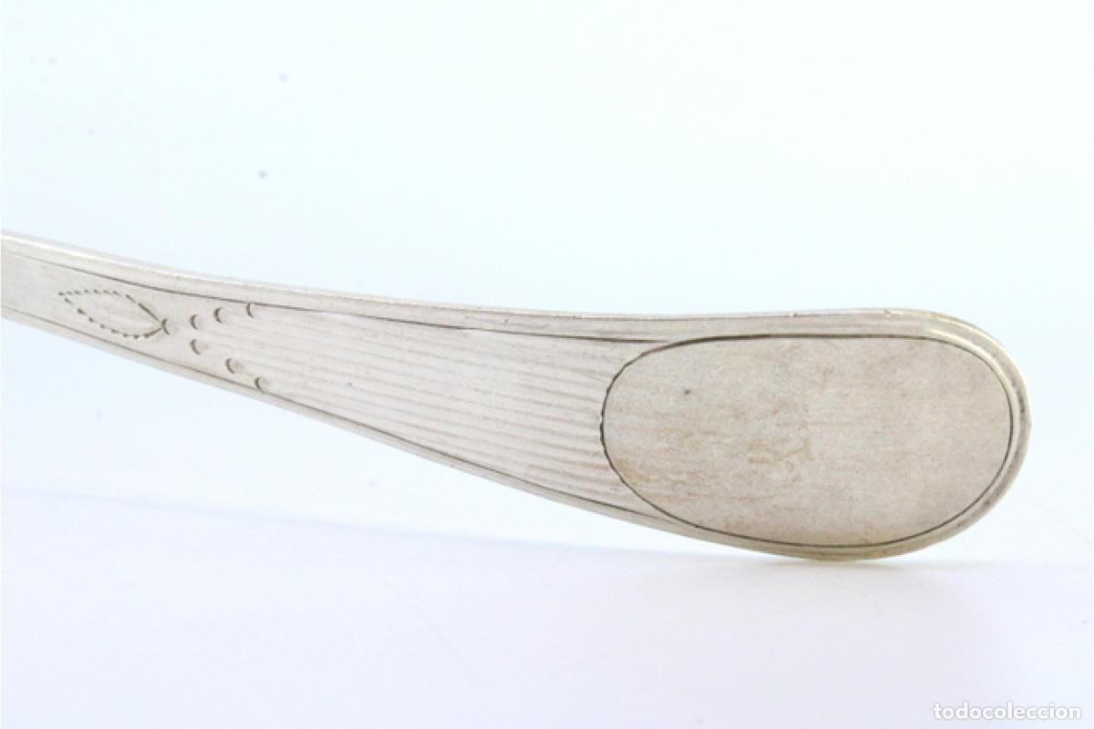 Antig&uuml;edades: Cuchar&oacute;n de sopa de plata - Foto 4