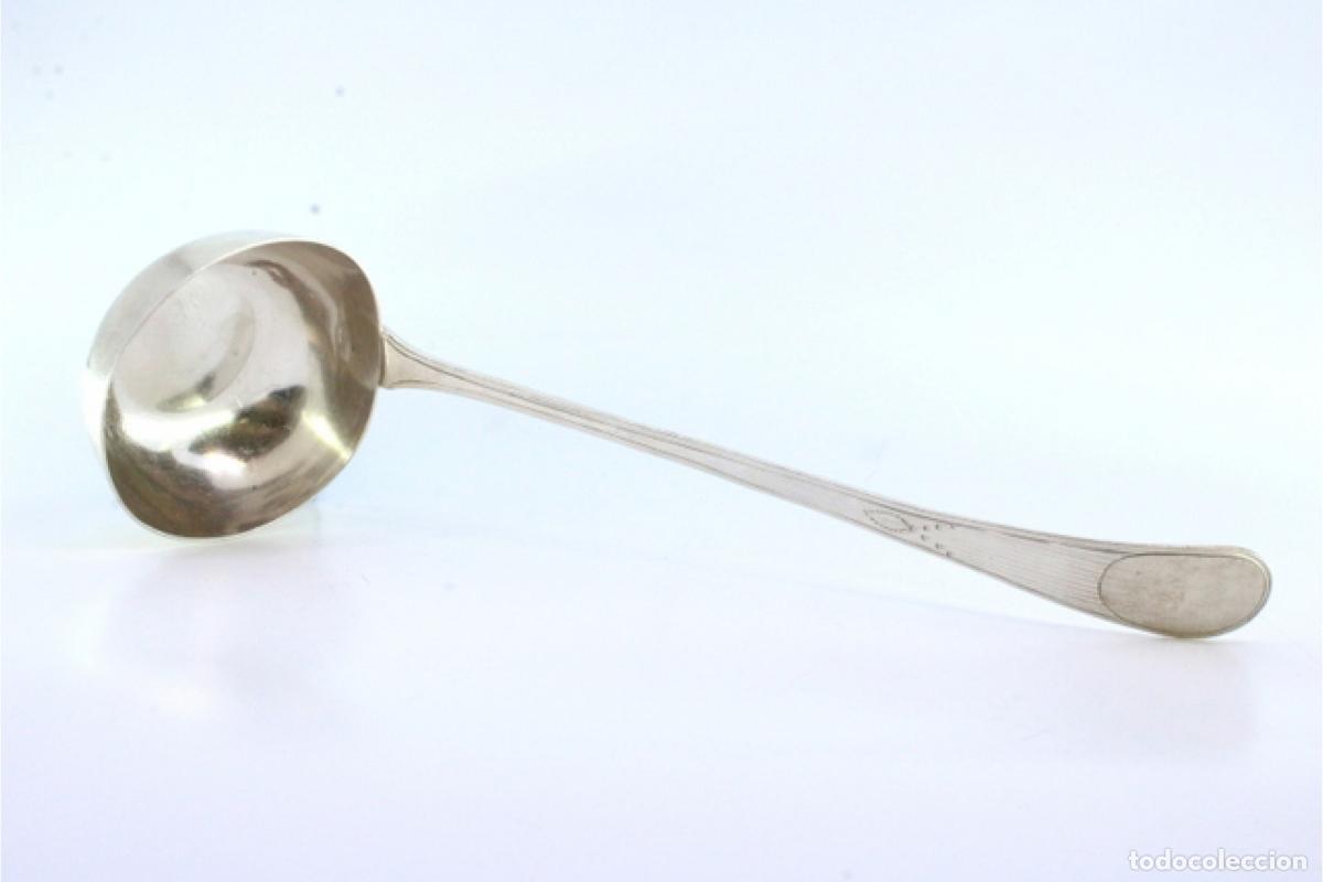 Antig&uuml;edades: Cuchar&oacute;n de sopa de plata - Foto 7