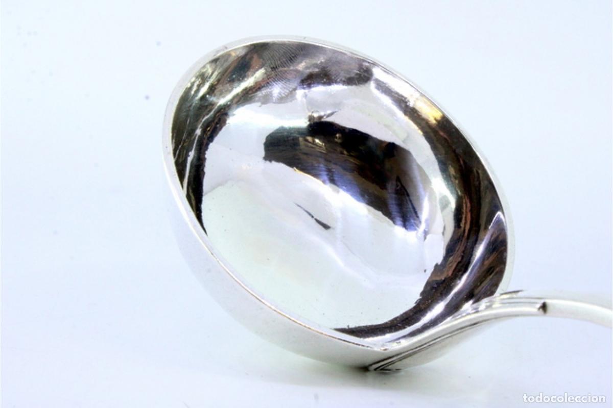 Antig&uuml;edades: Cuchar&oacute;n de sopa de plata - Foto 4