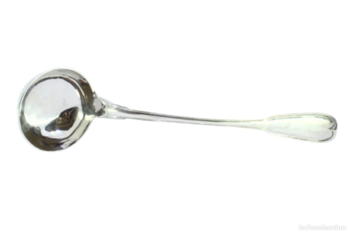 Antig&uuml;edades: Cuchar&oacute;n de sopa de plata - Foto 1