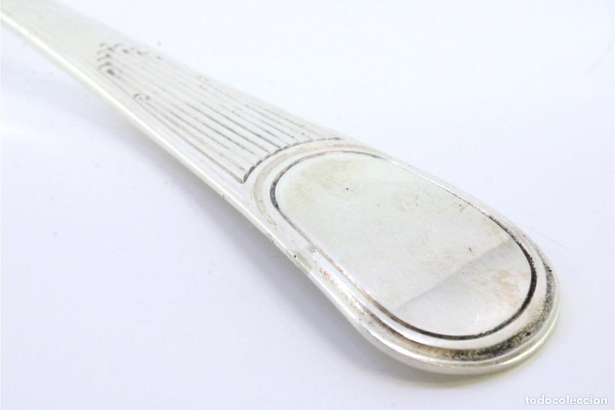 Antig&uuml;edades: Cuchar&oacute;n de sopa de plata - Foto 2