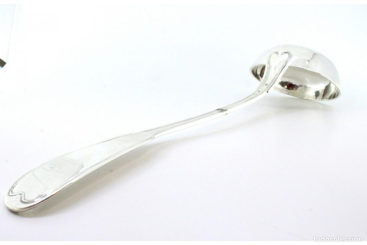 Antig&uuml;edades: Cuchar&oacute;n de sopa de plata - Foto 3
