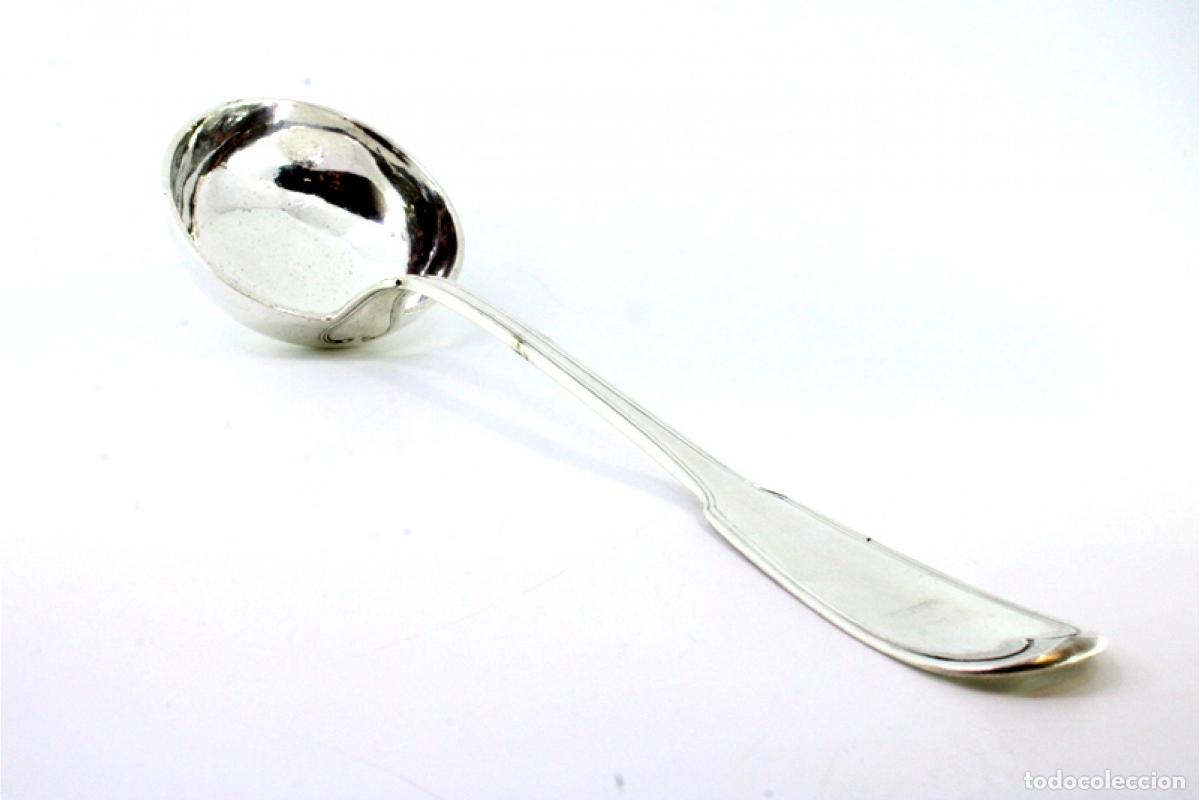 Antig&uuml;edades: Cuchar&oacute;n de sopa de plata - Foto 4