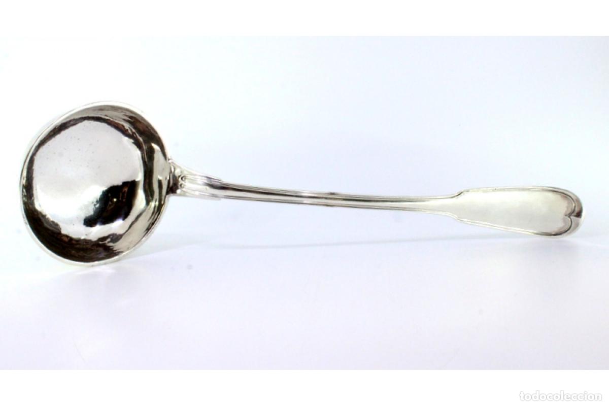 Antig&uuml;edades: Cuchar&oacute;n de sopa de plata - Foto 5