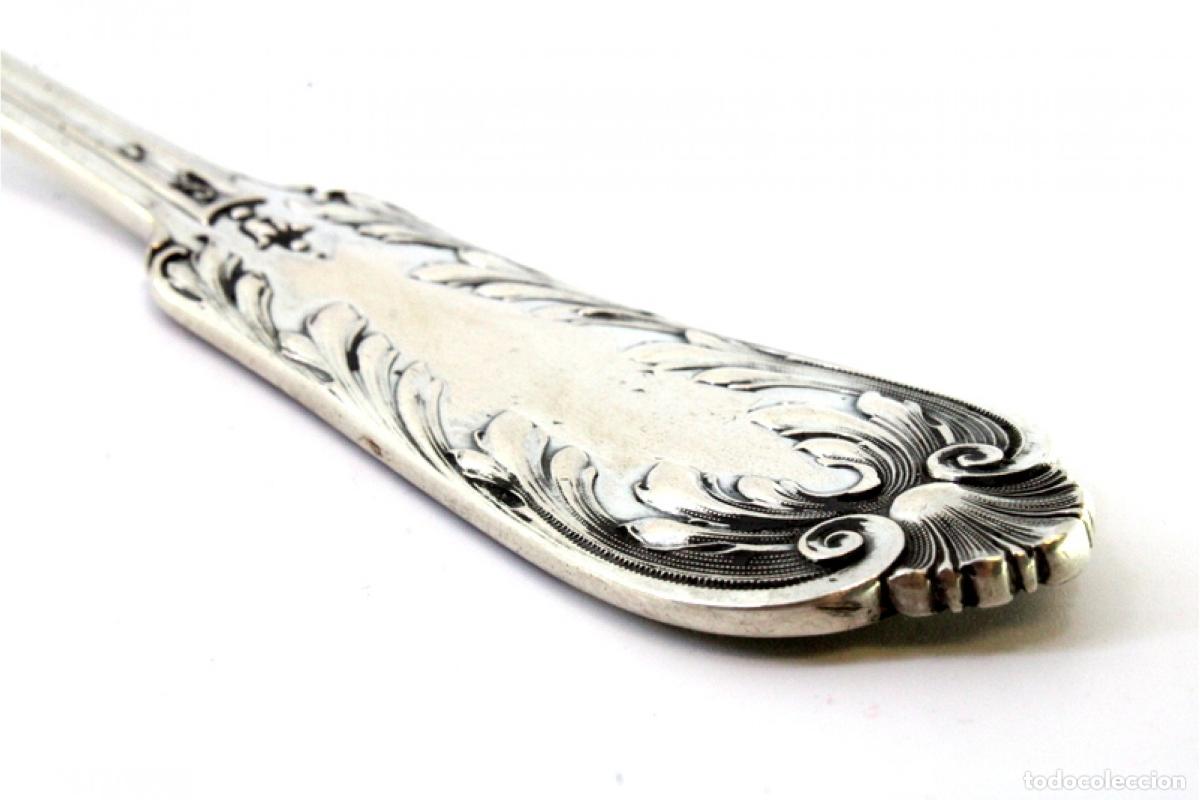 Antig&uuml;edades: Cuchar&oacute;n de sopa de plata - Foto 4