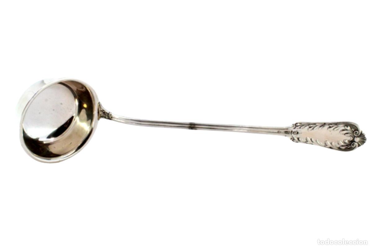 Antig&uuml;edades: Cuchar&oacute;n de sopa de plata - Foto 1