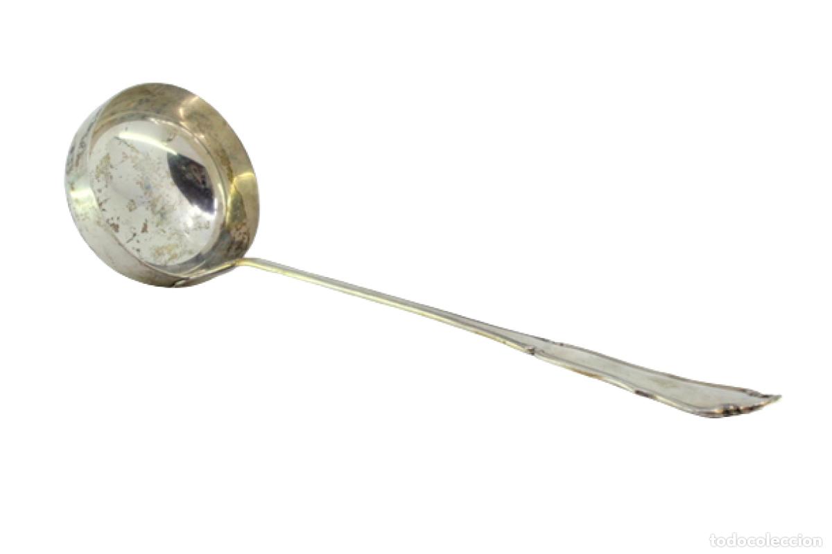 Antig&uuml;edades: Cuchar&oacute;n de sopa de plata - Foto 1