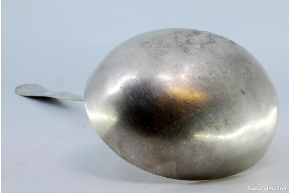 Antig&uuml;edades: Cuchar&oacute;n de sopa de plata - Foto 5
