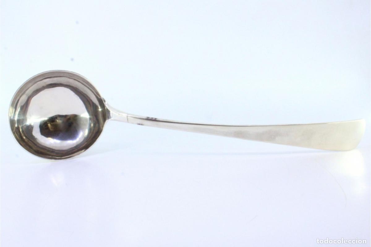 Antig&uuml;edades: Cuchar&oacute;n de sopa de plata - Foto 3