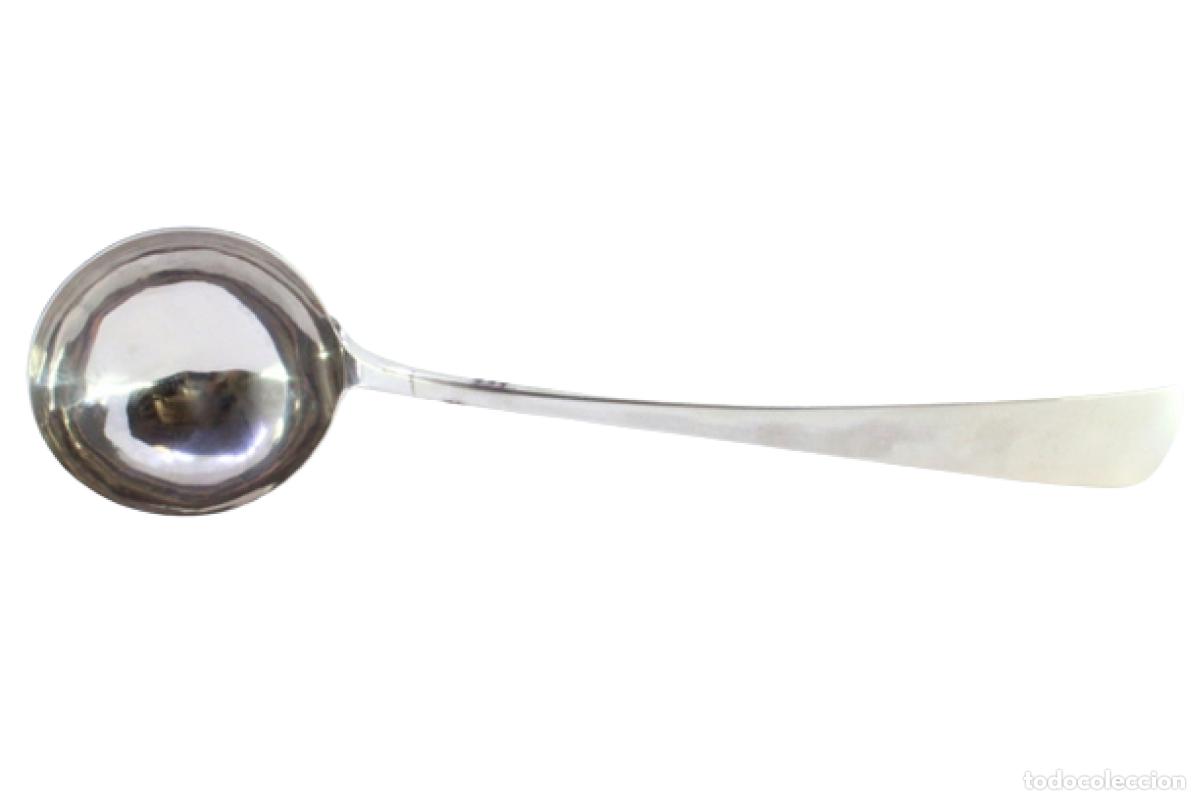 Antig&uuml;edades: Cuchar&oacute;n de sopa de plata - Foto 1