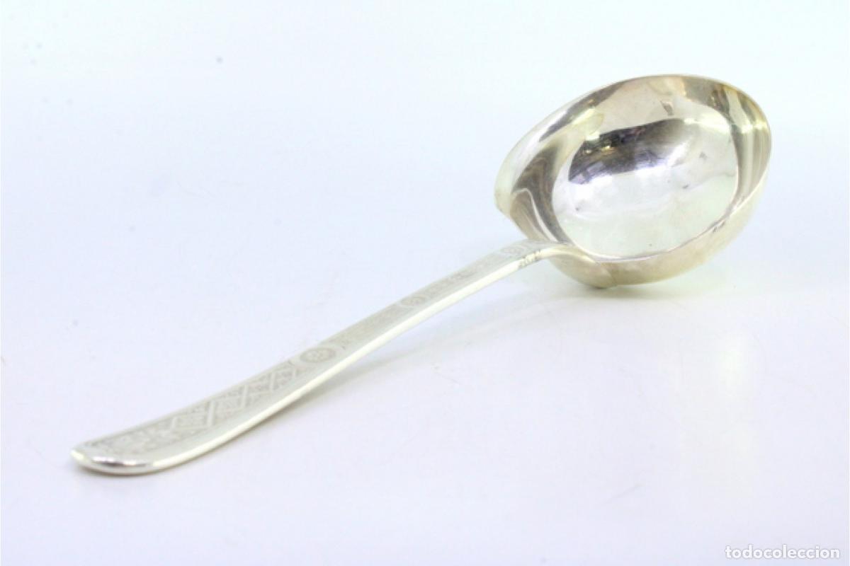 Antig&uuml;edades: Cuchar&oacute;n de sopa de plata - Foto 4