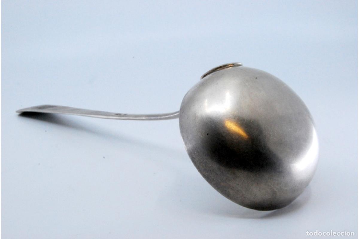 Antig&uuml;edades: Cuchar&oacute;n de sopa de plata - Foto 5
