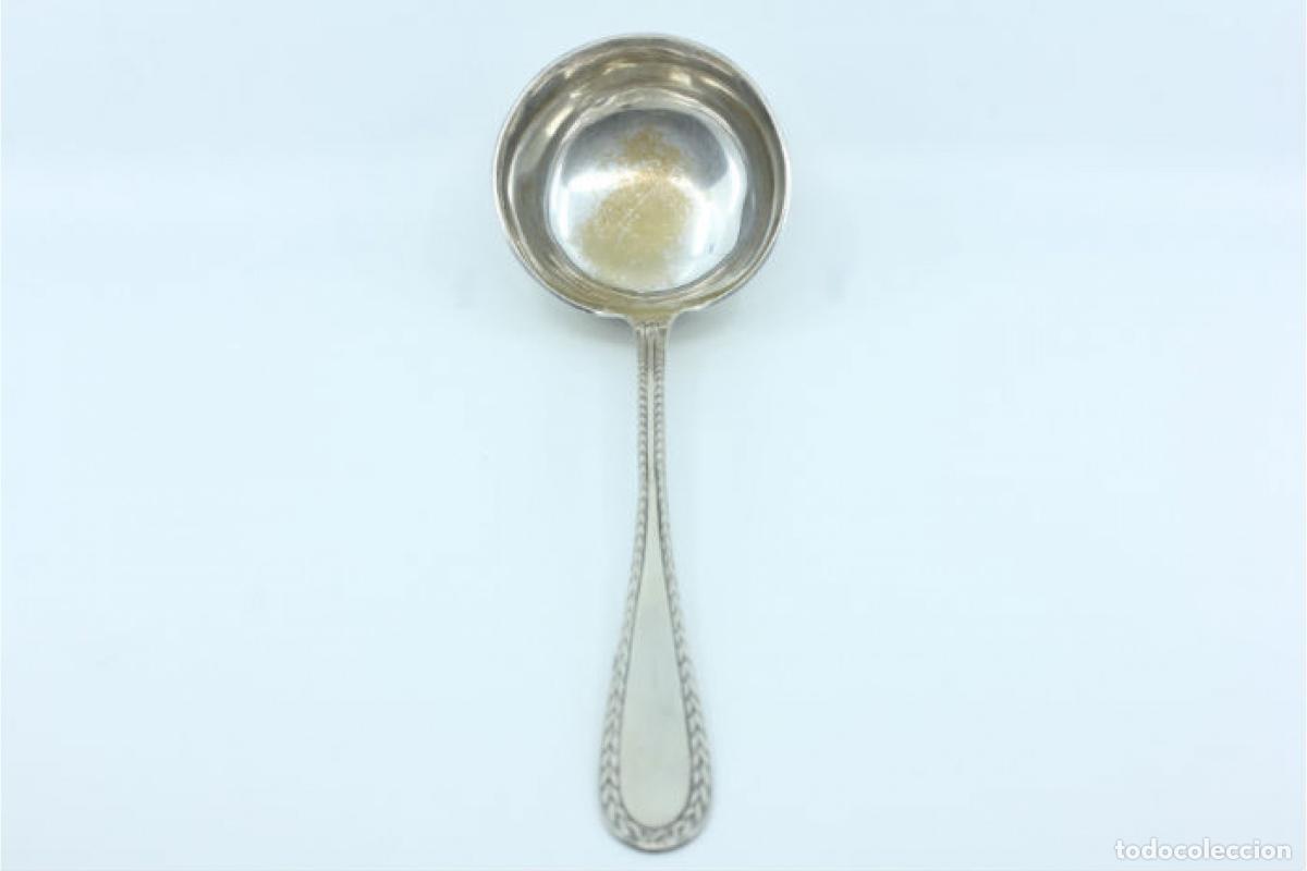 Antig&uuml;edades: Cuchar&oacute;n de sopa de plata - Foto 3