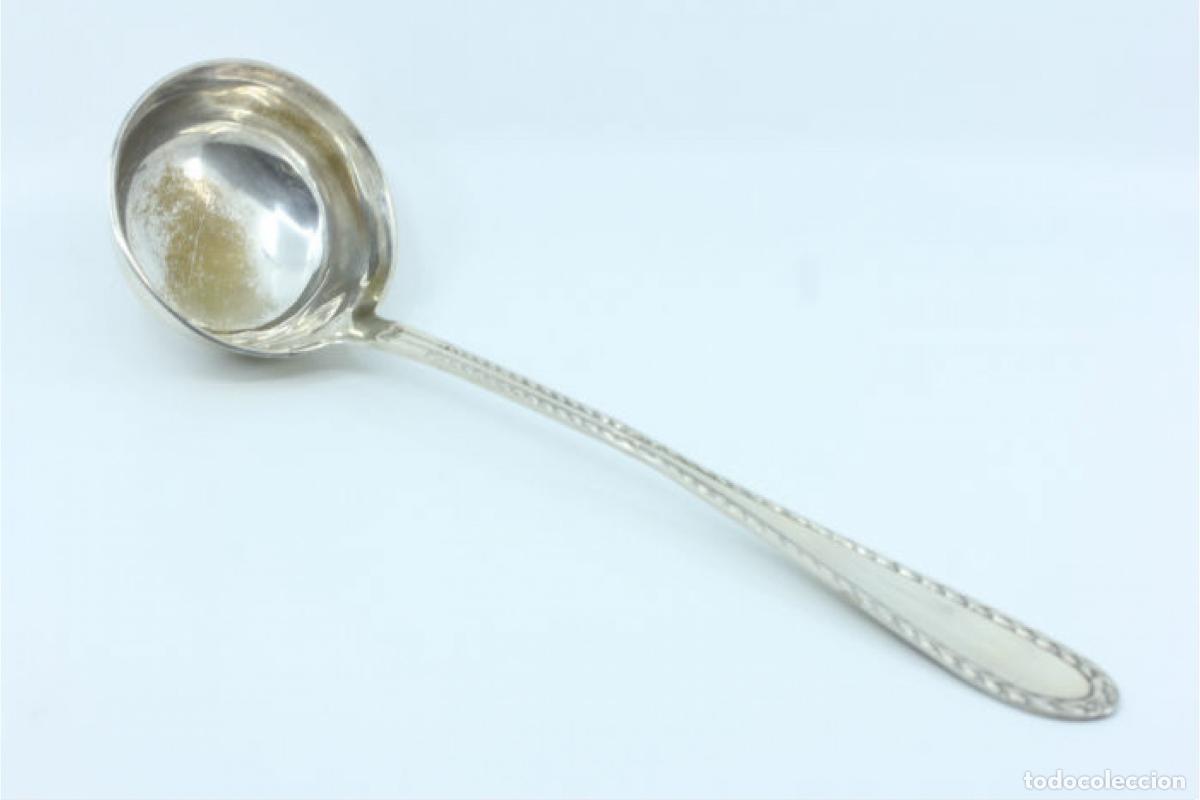 Antig&uuml;edades: Cuchar&oacute;n de sopa de plata - Foto 4