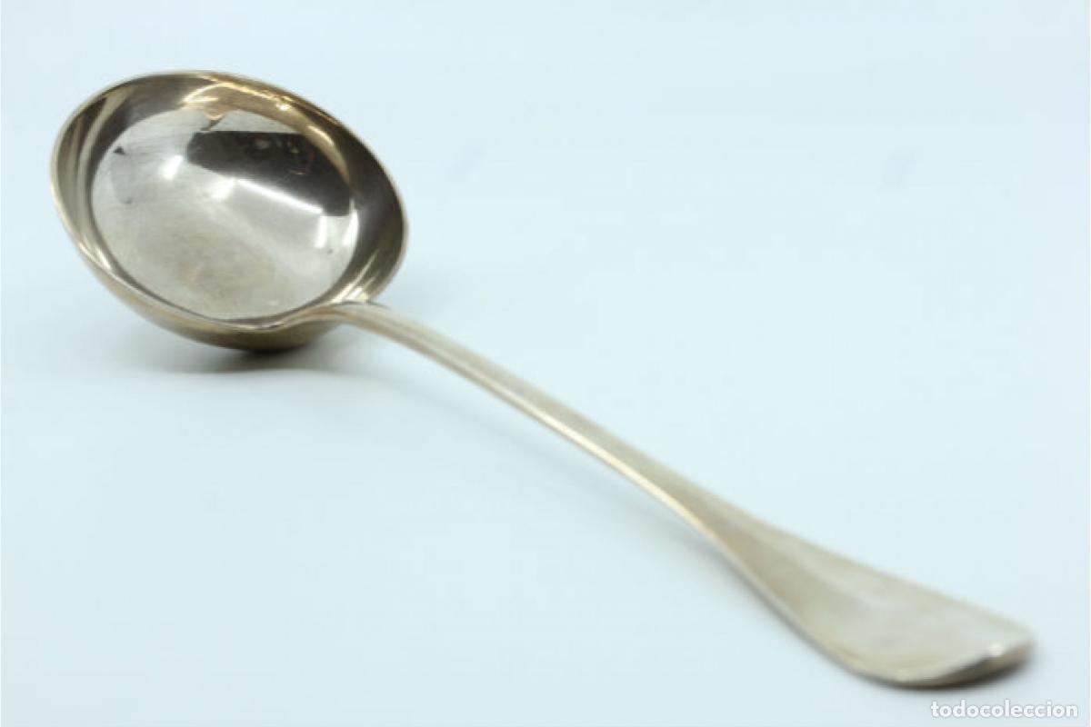 Antig&uuml;edades: Cuchar&oacute;n de sopa de plata - Foto 3