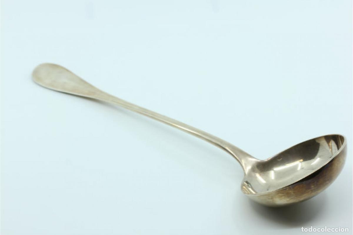 Antig&uuml;edades: Cuchar&oacute;n de sopa de plata - Foto 4