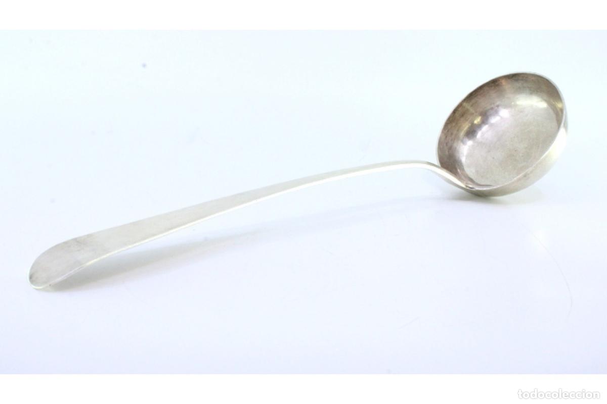 Antig&uuml;edades: Cuchar&oacute;n de sopa de plata - Foto 4
