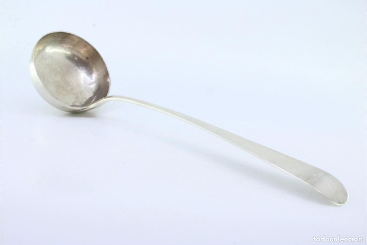 Antig&uuml;edades: Cuchar&oacute;n de sopa de plata - Foto 5