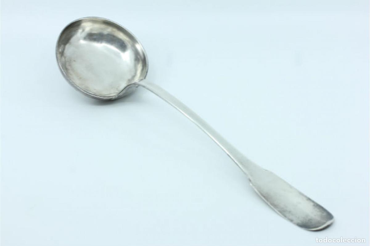 Antig&uuml;edades: Cuchar&oacute;n de sopa de plata - Foto 4