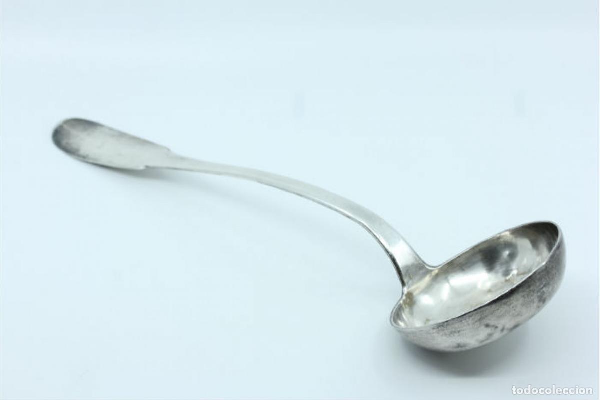 Antig&uuml;edades: Cuchar&oacute;n de sopa de plata - Foto 5