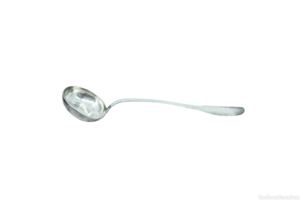 Antig&uuml;edades: Cuchar&oacute;n de sopa de plata - Foto 1