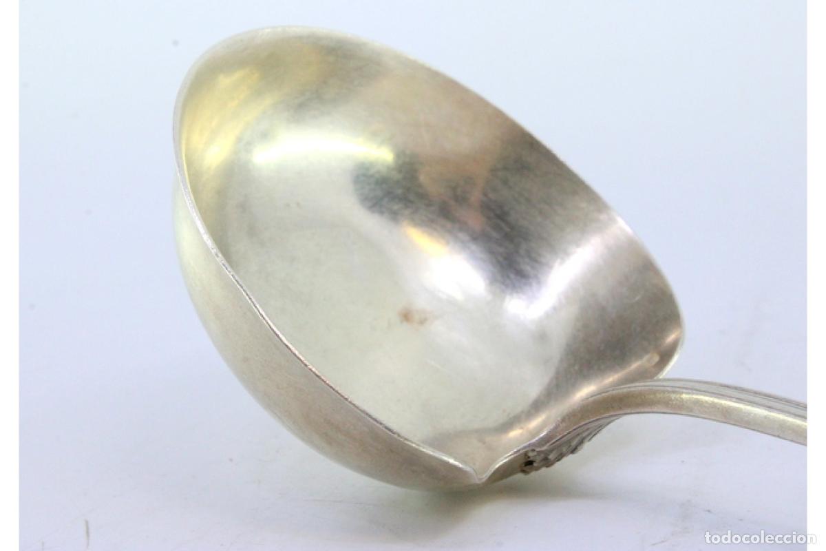 Antig&uuml;edades: Cuchar&oacute;n de sopa de plata - Foto 4