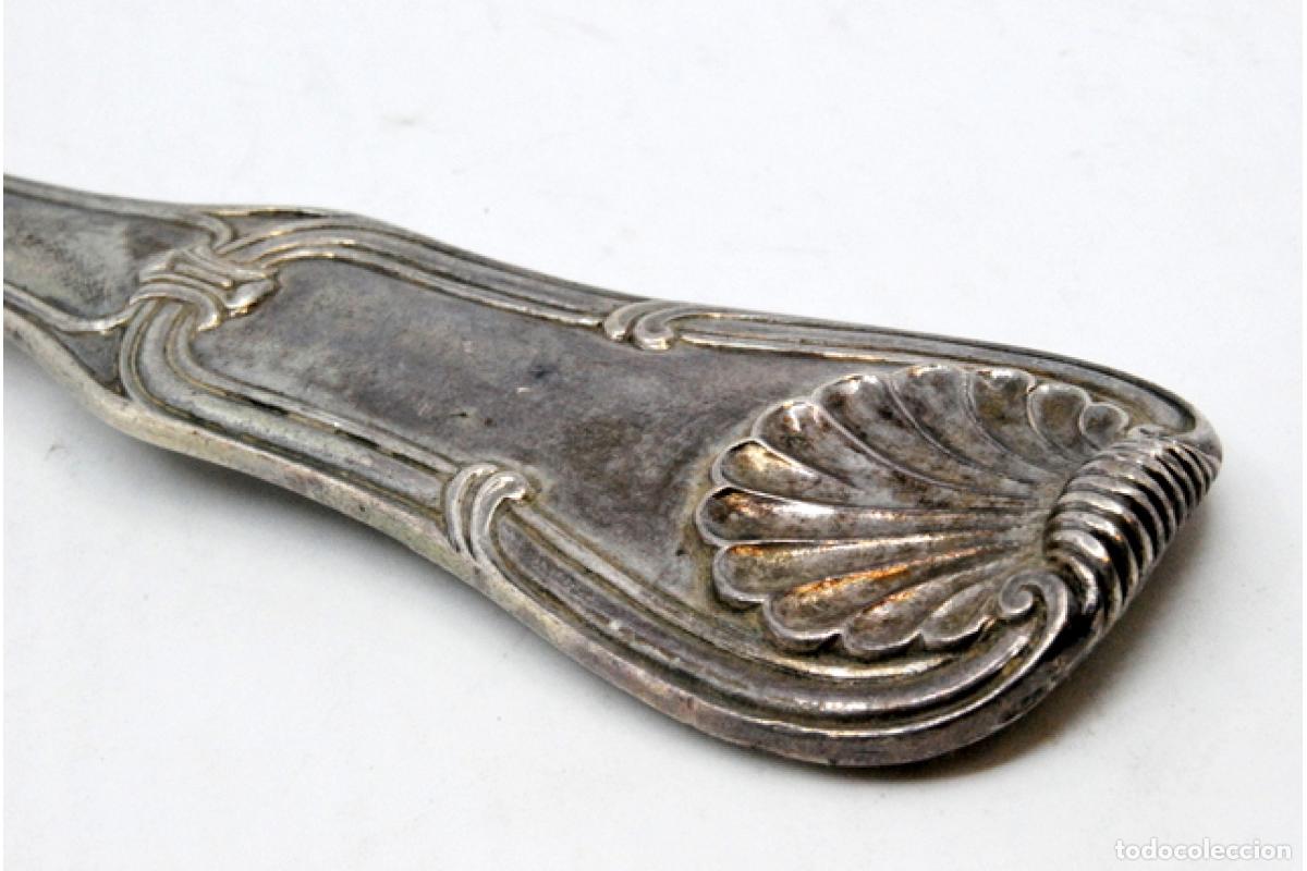 Antig&uuml;edades: Cuchar&oacute;n de sopa de plata - Foto 3