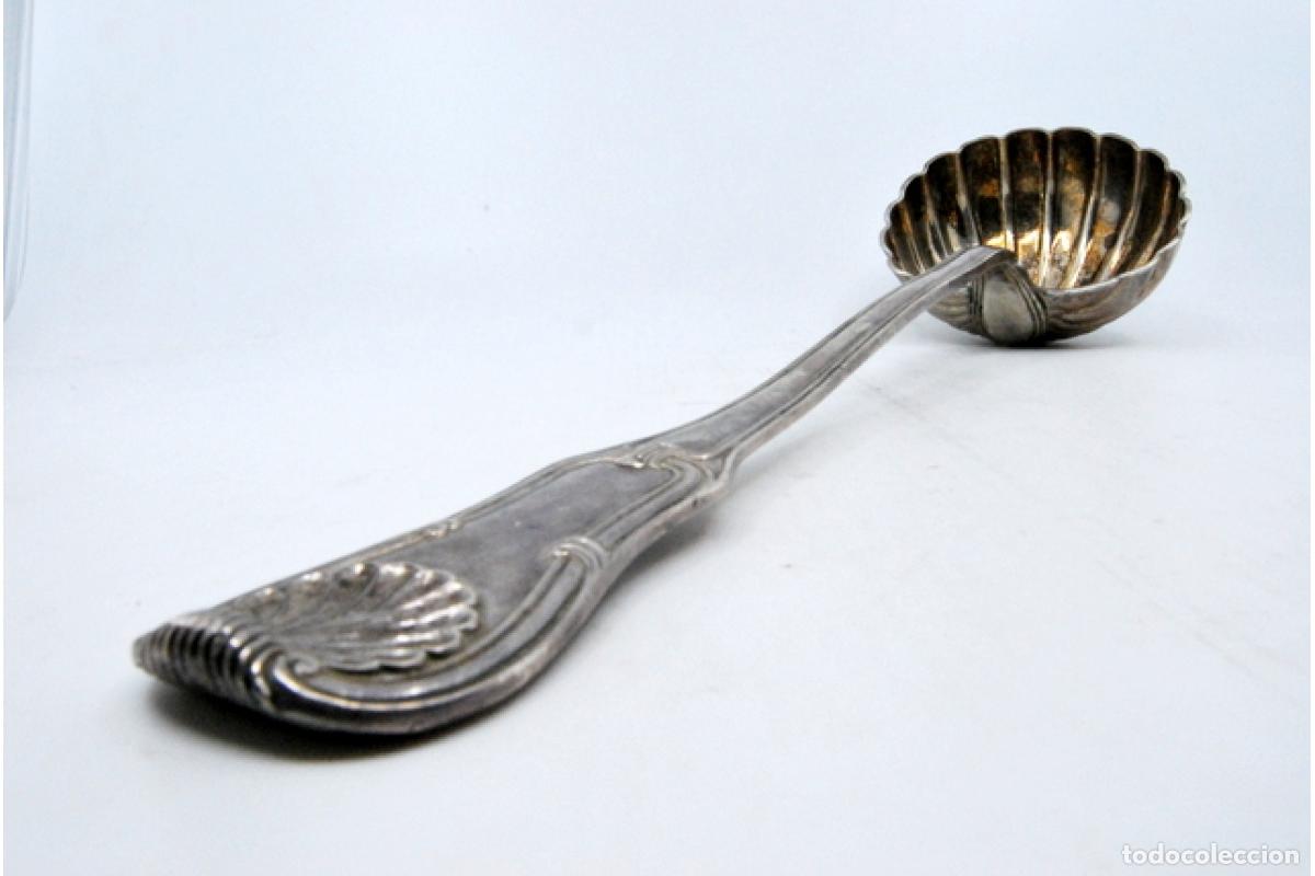 Antig&uuml;edades: Cuchar&oacute;n de sopa de plata - Foto 4