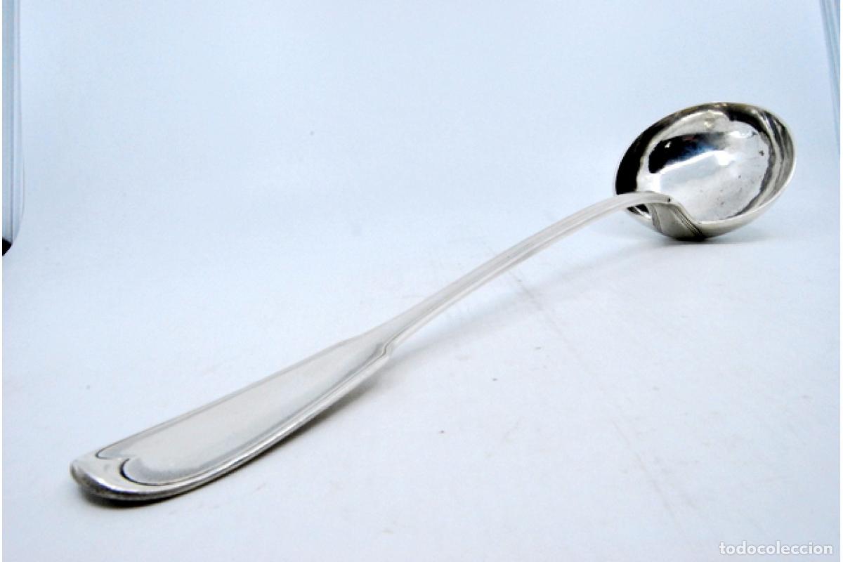 Antig&uuml;edades: Cuchar&oacute;n de sopa de plata - Foto 4