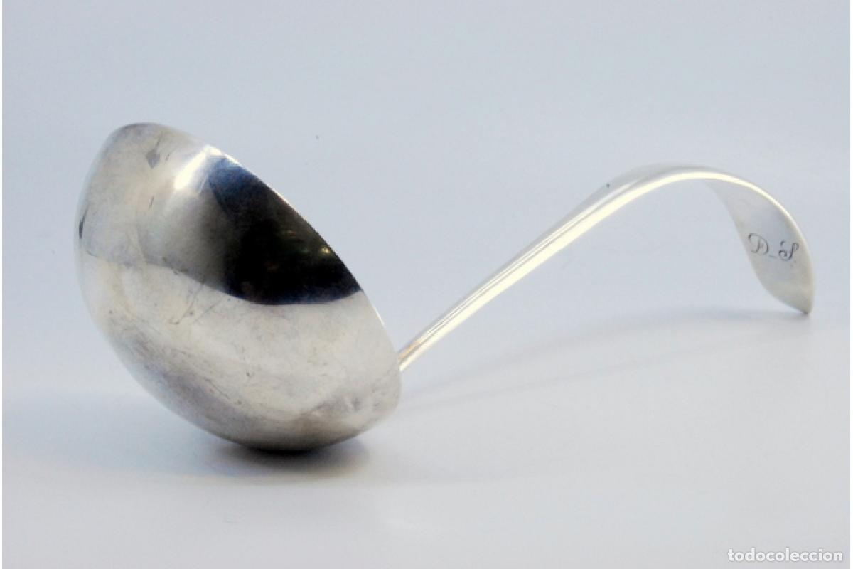 Antig&uuml;edades: Cuchar&oacute;n de sopa de plata - Foto 4