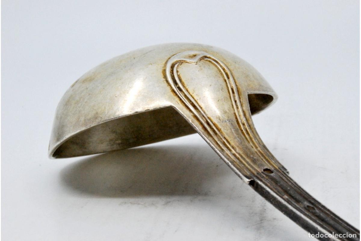 Antig&uuml;edades: Cuchar&oacute;n de sopa de plata - Foto 5