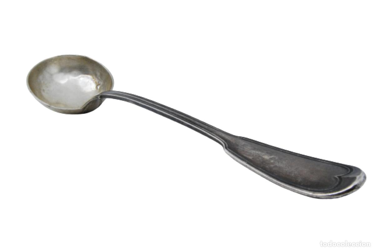 Antig&uuml;edades: Cuchar&oacute;n de sopa de plata - Foto 1