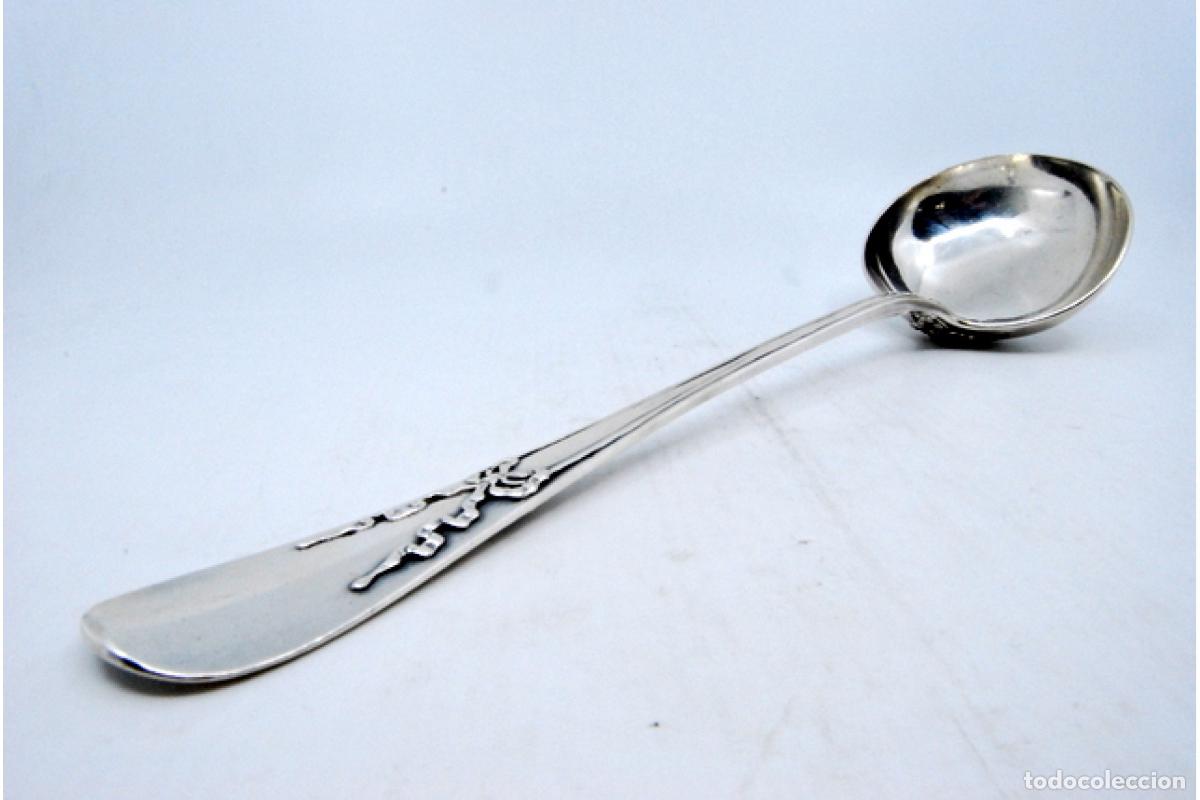 Antig&uuml;edades: Cuchar&oacute;n de sopa de plata - Foto 4