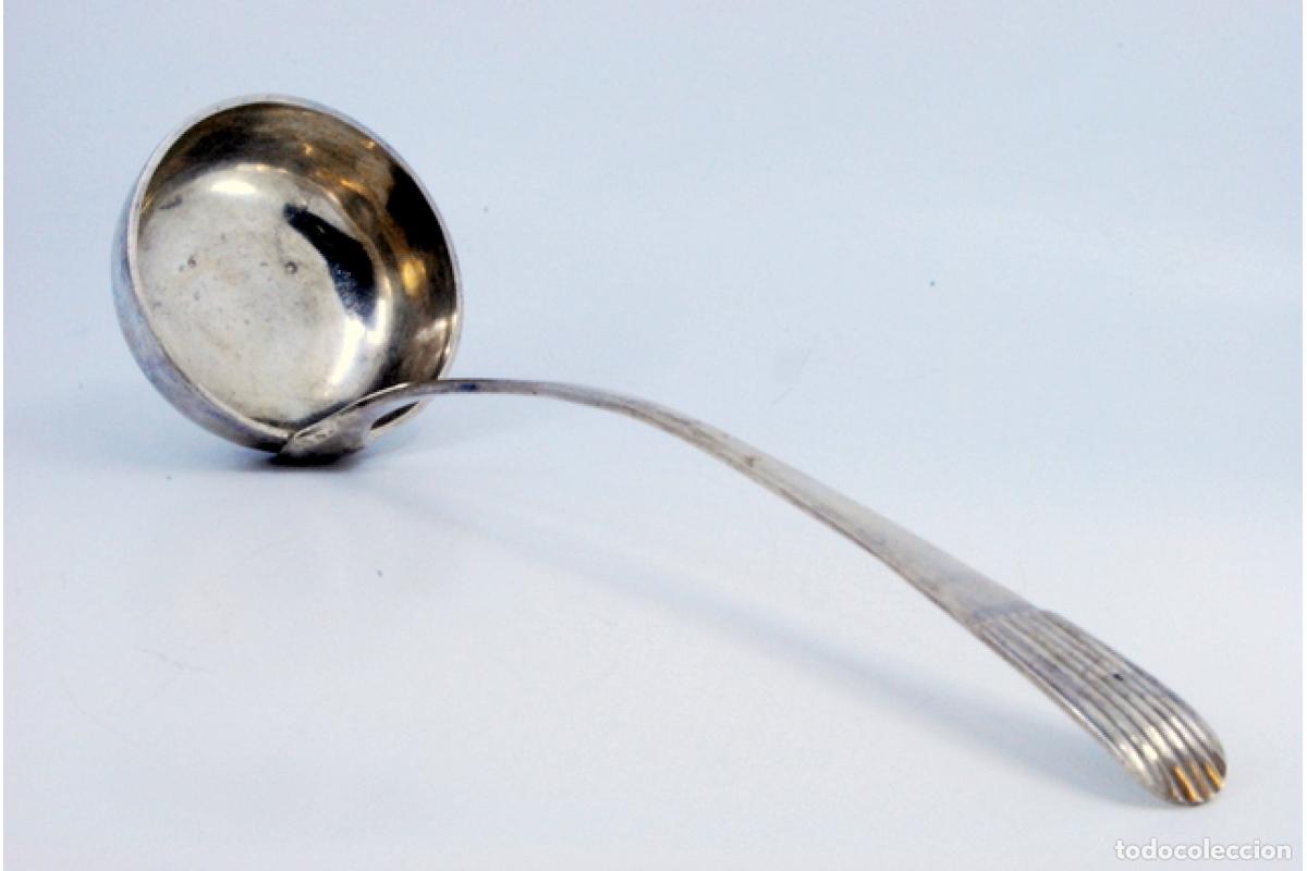 Antig&uuml;edades: Cuchar&oacute;n de sopa de plata - Foto 6