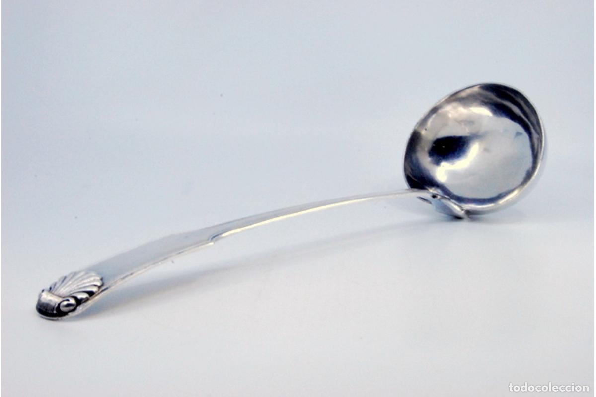 Antig&uuml;edades: Cuchar&oacute;n de sopa de plata - Foto 6