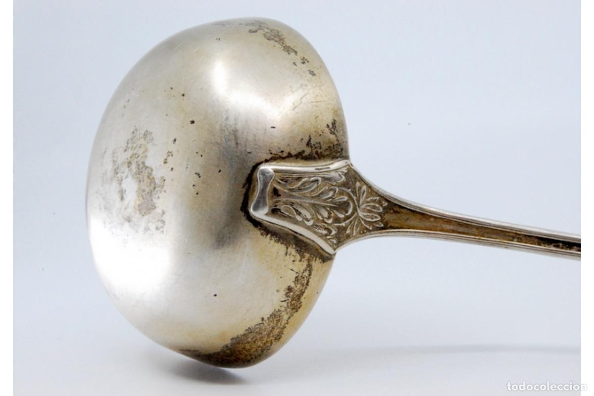 Antig&uuml;edades: Cuchar&oacute;n de sopa de plata - Foto 2