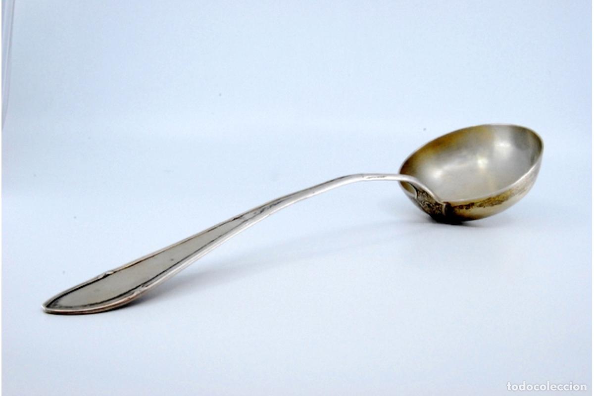 Antig&uuml;edades: Cuchar&oacute;n de sopa de plata - Foto 4