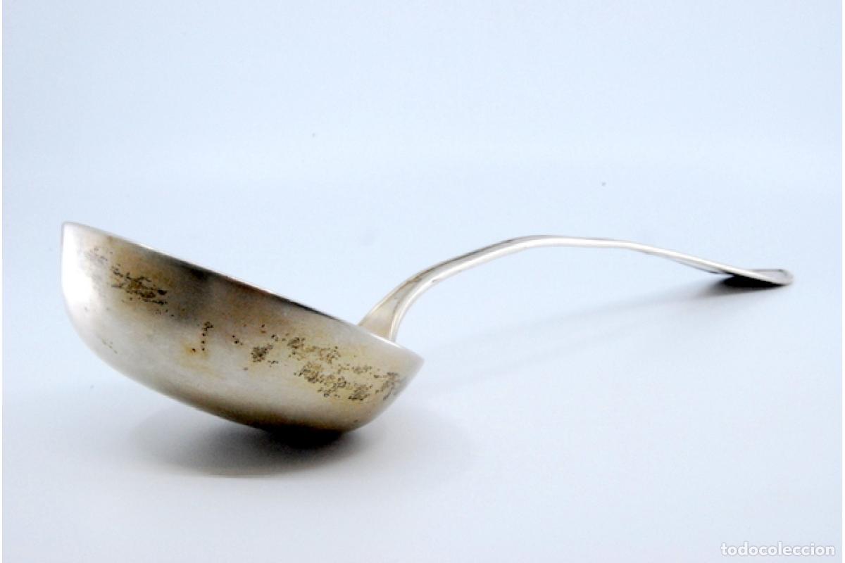 Antig&uuml;edades: Cuchar&oacute;n de sopa de plata - Foto 8