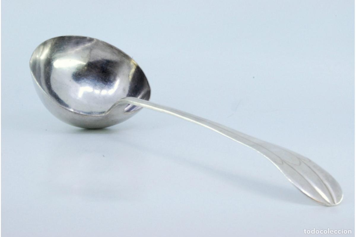 Antig&uuml;edades: Cuchar&oacute;n de sopa de plata - Foto 4