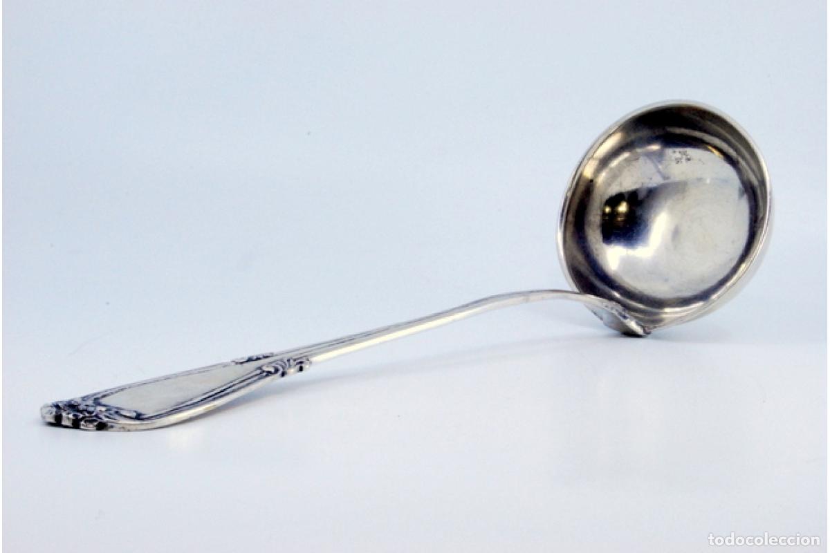 Antig&uuml;edades: Cuchar&oacute;n de sopa de plata - Foto 8