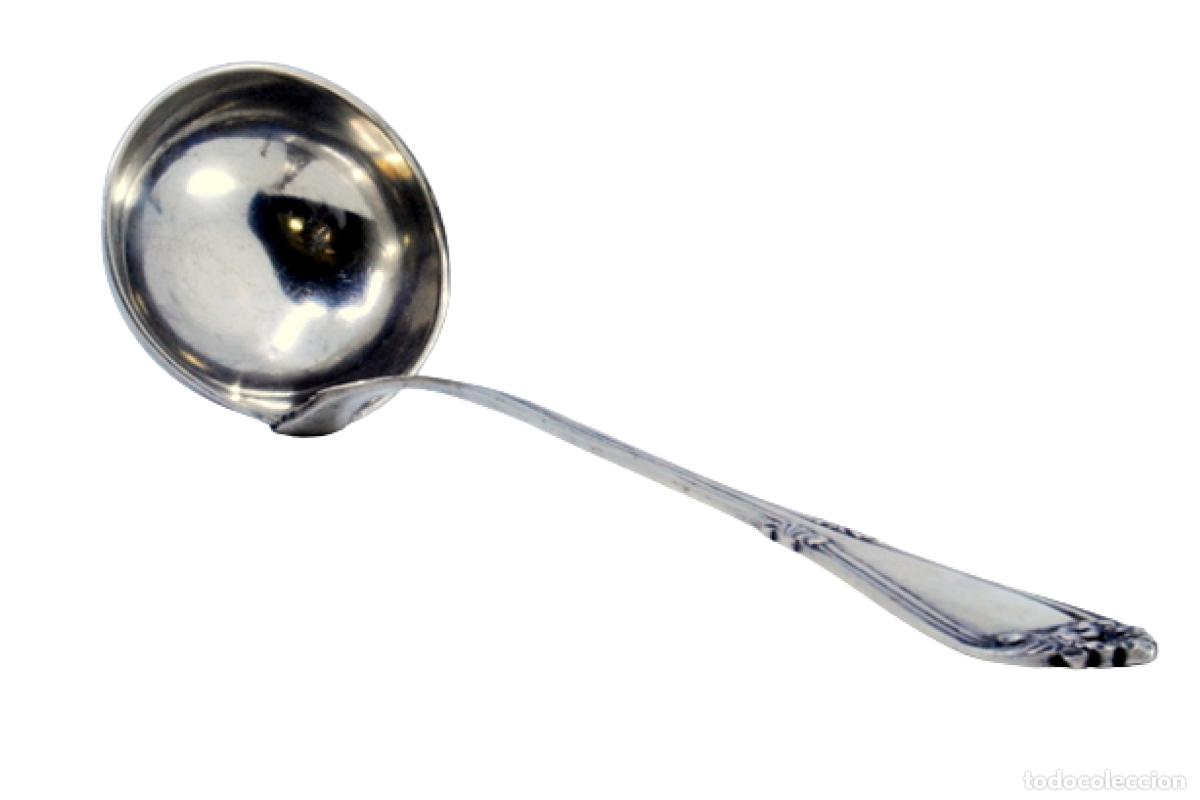 Antig&uuml;edades: Cuchar&oacute;n de sopa de plata - Foto 1