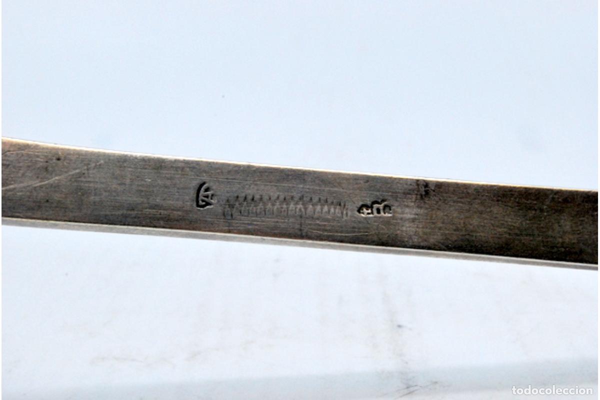 Antig&uuml;edades: Cuchar&oacute;n de sopa de plata - Foto 2