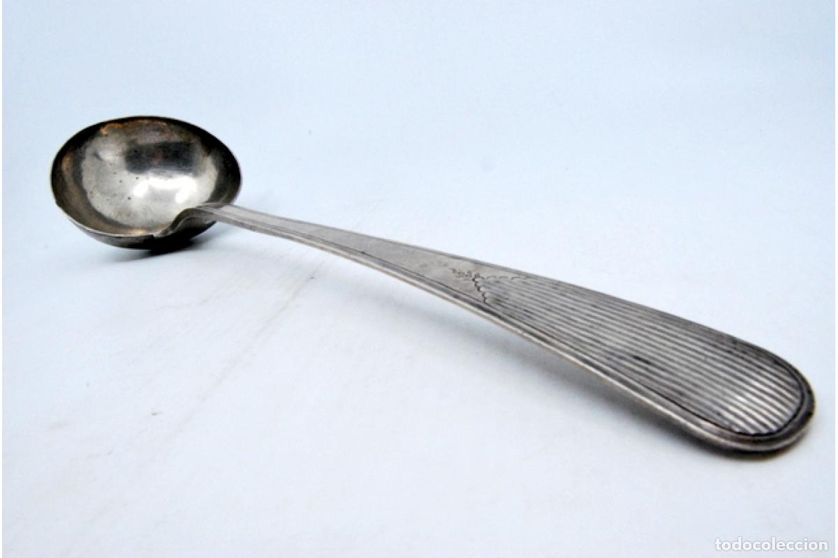 Antig&uuml;edades: Cuchar&oacute;n de sopa de plata - Foto 6