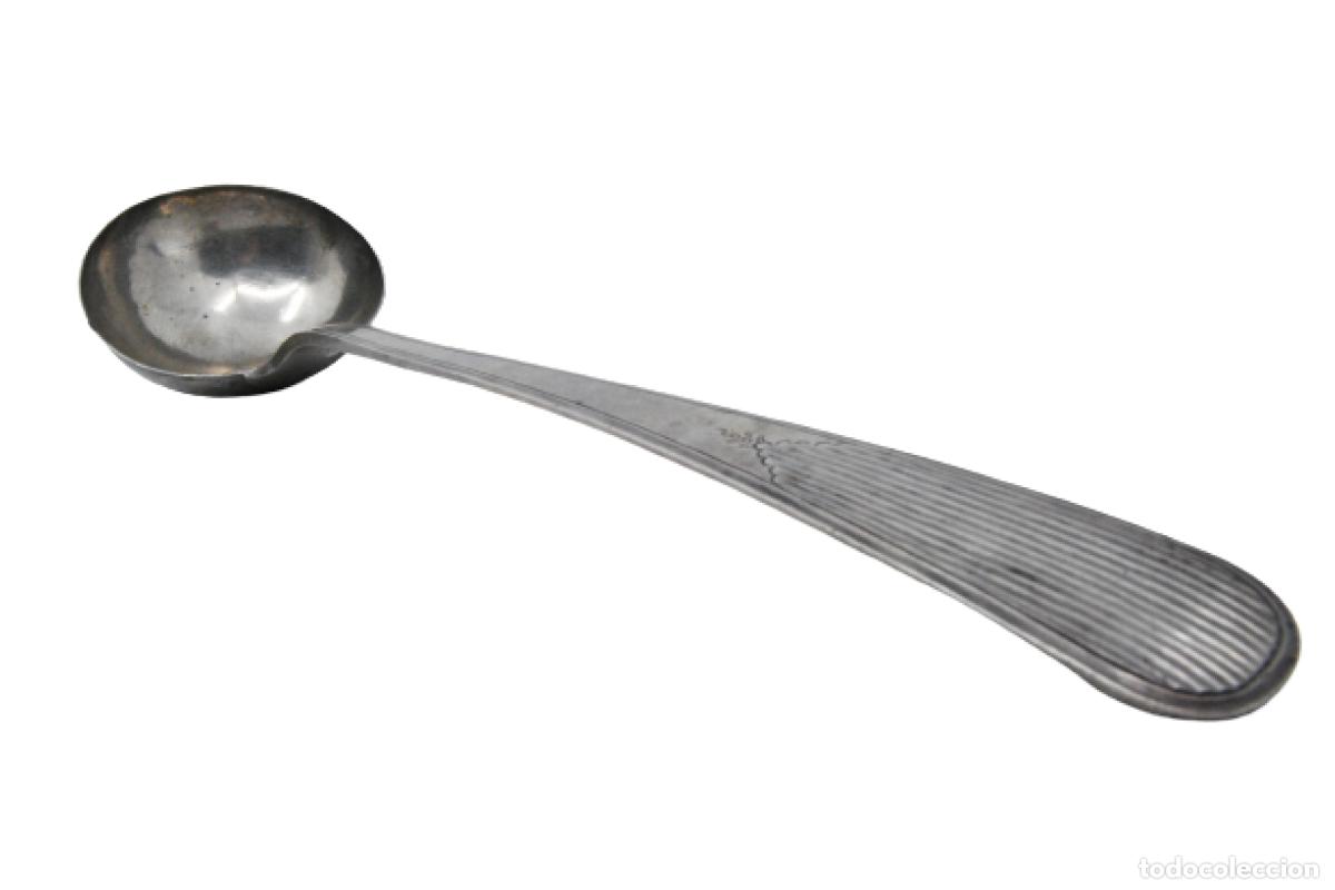 Antig&uuml;edades: Cuchar&oacute;n de sopa de plata - Foto 1
