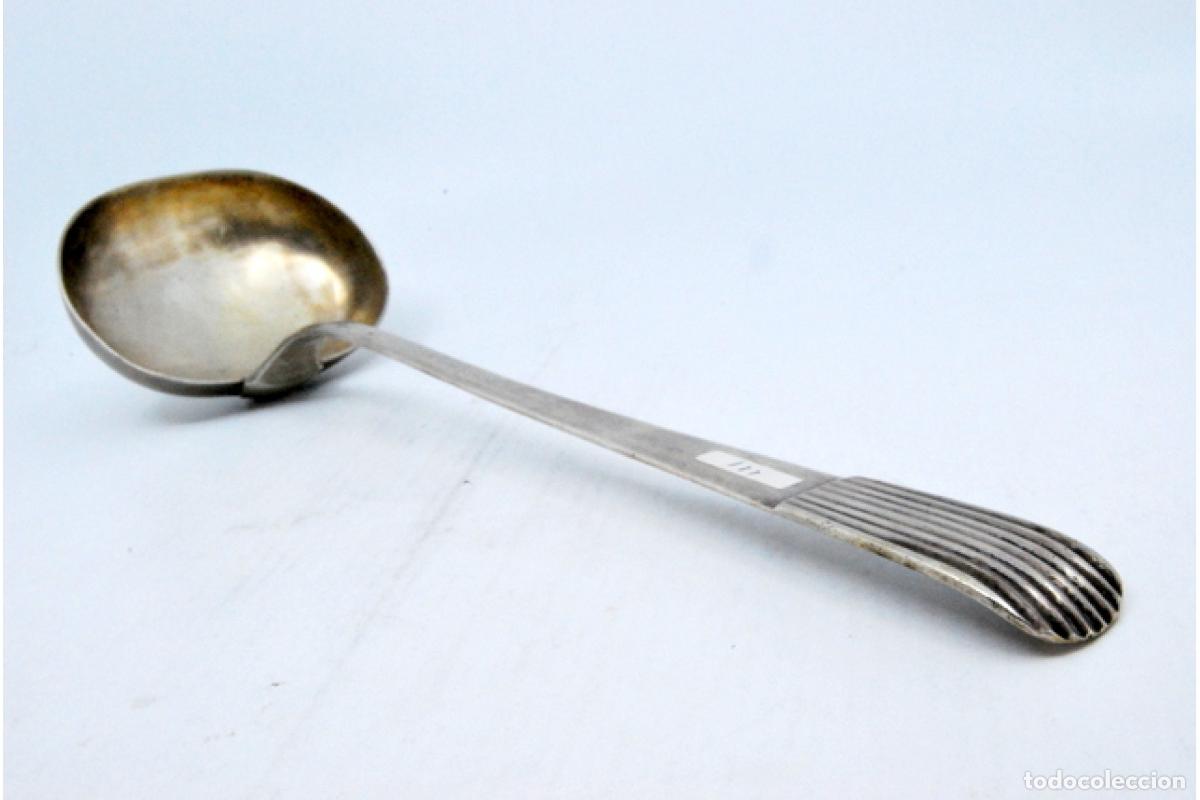 Antig&uuml;edades: Cuchar&oacute;n de sopa de plata - Foto 4