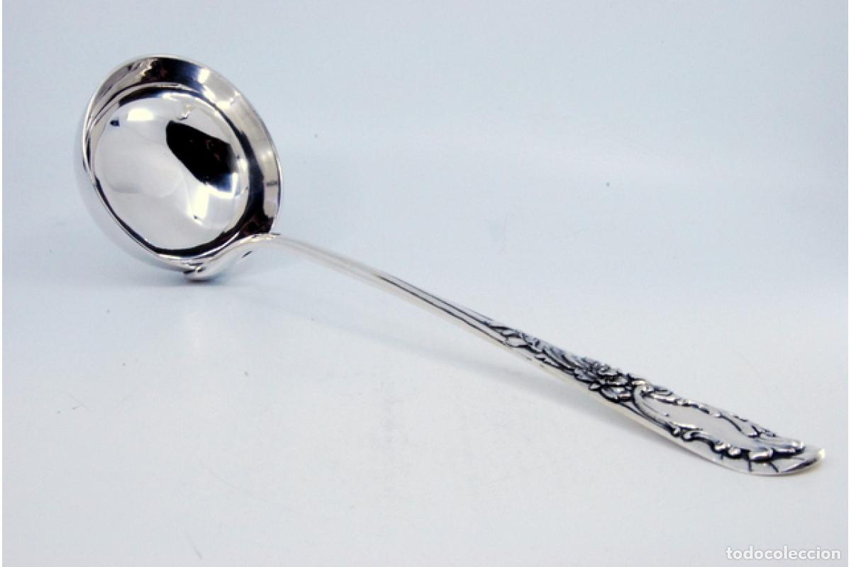 Antig&uuml;edades: Cuchar&oacute;n de sopa de plata - Foto 5