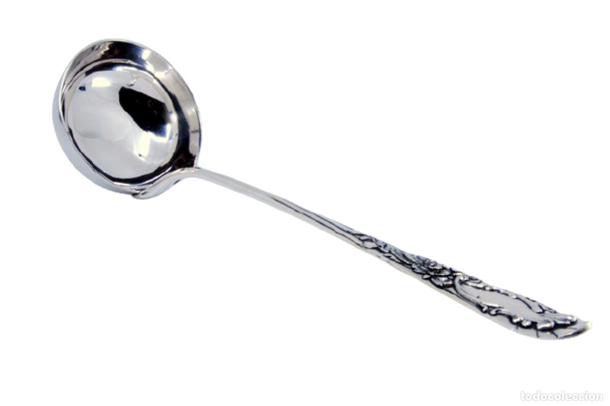 Antig&uuml;edades: Cuchar&oacute;n de sopa de plata - Foto 1