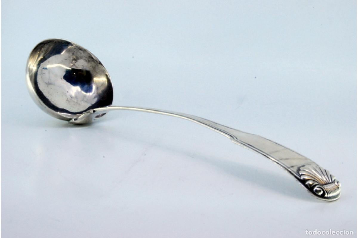 Antig&uuml;edades: Cuchar&oacute;n de sopa de plata - Foto 2