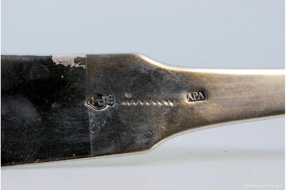 Antig&uuml;edades: Cuchar&oacute;n de sopa de plata - Foto 4
