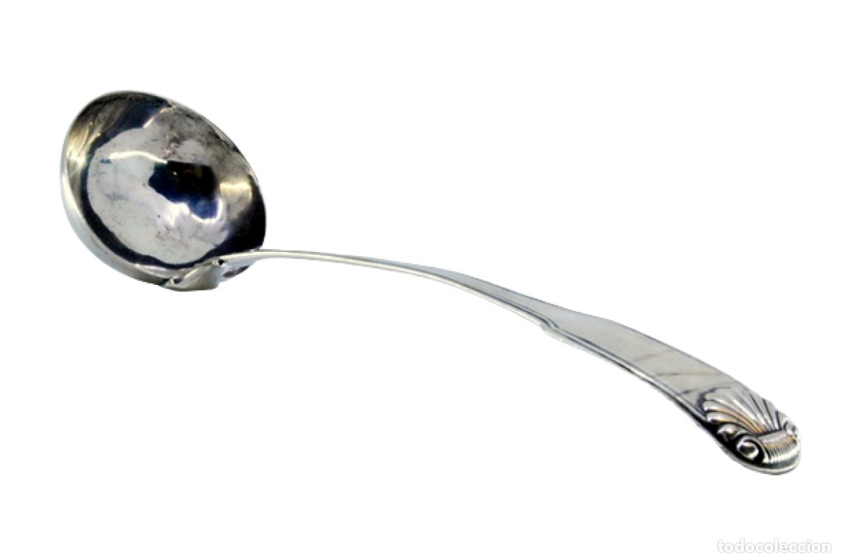 Antig&uuml;edades: Cuchar&oacute;n de sopa de plata - Foto 1